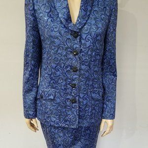 ST JOHN COUTURE Size 10 Skirt Suit